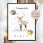 Geldgeschenk Weihnachten l Geld Weihnachtsgeschenk l Geschenkgutschein Hirsch Geldgeschenk l Gutschein schenken Geschenk Wunscherfüller PDF