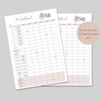 Würfel Spiel Vorlage zum Ausdrucken A5 | Würfelspaß für Spieleabend | PDF für Spielblock Würfelspiel | Gesellschaftsspiel Erwachsene Kinder