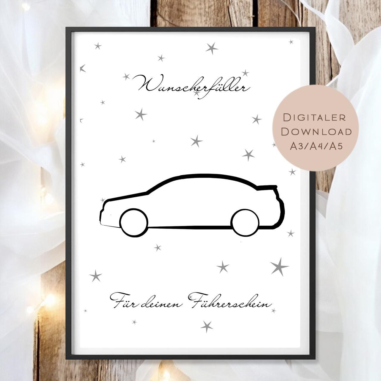 Geburtstag Geldgeschenk Führerschein l 18. Geburtstag 16. Geld schenken l Auto Geburtstagsgeschenk l Gutschein Geschenk Wunscherfüller PDF