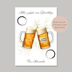Bier Geschenk Geburtstag Mann Geldgeschenk Name personalisiert I Mann Geld schenken Bierkasse I Kumpel Geschenkidee Geburtstagsgeschenk PDF