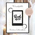 Geburtstag Geldgeschenk E-Book Reader l Buch lesen Geld schenken l Geschenkgutschein Geburtstagsgeschenk Gutschei Wunscherfüller drucken PDF