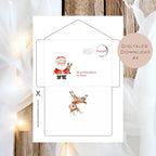 Wichtelbriefe Name personalisiert I Weihnachten Wichtelgeschichte | Brief Weihnachtsmann | Wunschzettel Ausrucken | Weihnachtspost download