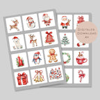 Memory Weihnachten | Memory Spiel Kinder | Montessori Spielzeug | 24 Motive Download | Suchspiel Sortierspiel | Lernspiel PDF ausdrucken