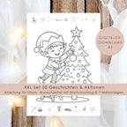 Wichtelbriefe Weihnachten Kinder Wichtelgeschichte | Brief an den Weihnachtsmann | Wunschzettel zum Ausrucken | DIY Weihnachtspost download