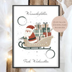 Geldgeschenk Weihnachten l Geld Weihnachtsgeschenk l Geschenkgutschein Weihnachtsmann Geldgeschenk l Gutschein schenken Geschenk PDF