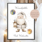 Geldgeschenk Weihnachten l Geld Weihnachtsgeschenk l Geschenkgutschein Weihnachtsmann Geldgeschenk l Gutschein schenken Geschenk PDF