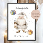 Geldgeschenk Weihnachten l Geld Weihnachtsgeschenk l Geschenkgutschein Weihnachtsmann Geldgeschenk l Gutschein schenken Geschenk PDF