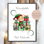 Geldgeschenk Weihnachten l Geld Weihnachtsgeschenk l Geschenkgutschein Wichtel Geldgeschenk l Gutschein schenken Geschenk Wunscherfüller PDF