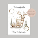 Geldgeschenk Weihnachten l Geld Weihnachtsgeschenk l Geschenkgutschein Hirsch Geldgeschenk l Gutschein schenken Geschenk Wunscherfüller PDF