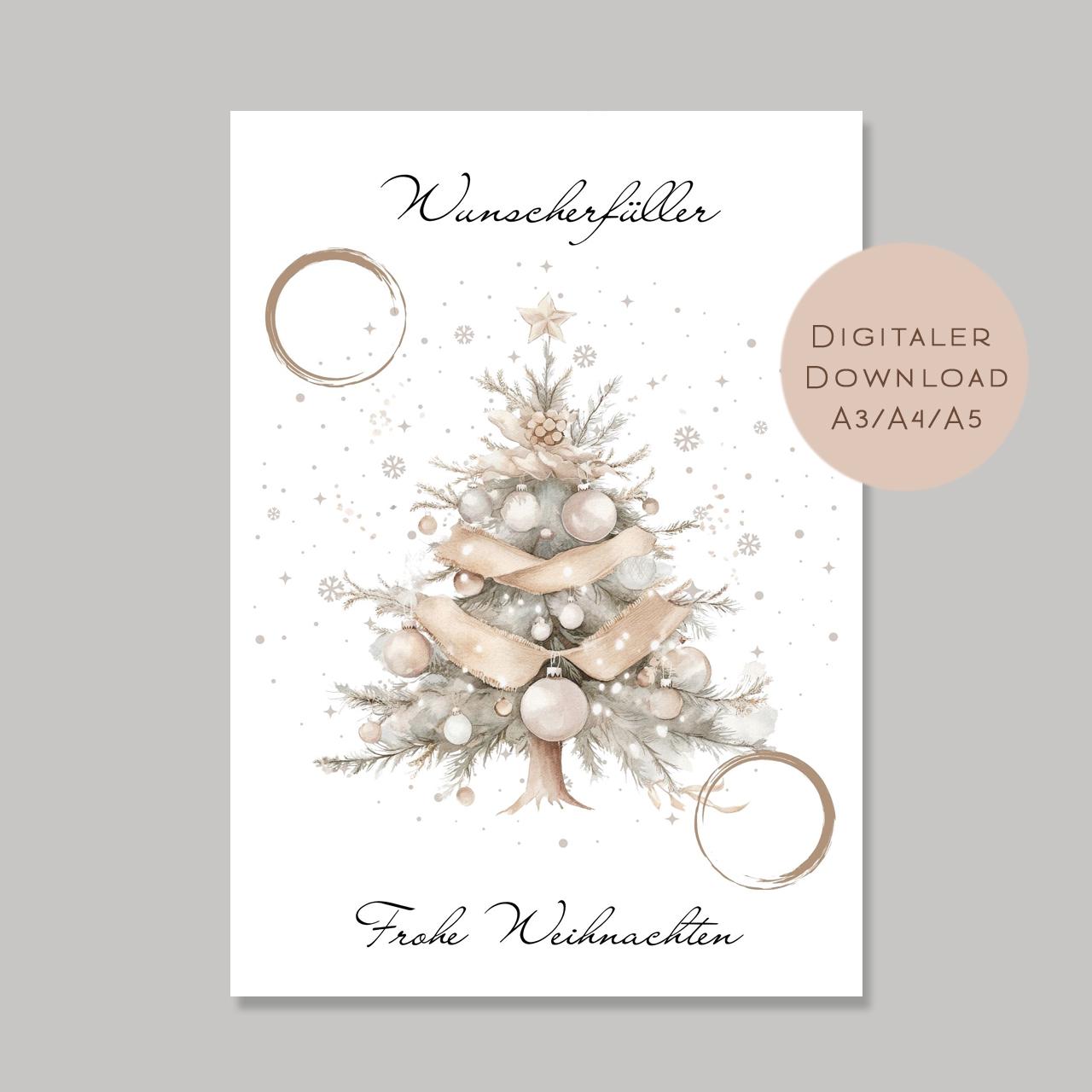 Geldgeschenk Weihnachten Baum l Geld Weihnachtsgeschenk l Weihnachtsbaum Geschenkgutschein Geldgeschenk l Gutschein schenken Geschenk PDF