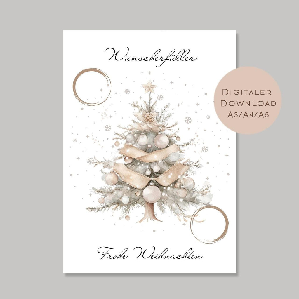 Geldgeschenk Weihnachten Baum l Geld Weihnachtsgeschenk l Weihnachtsbaum Geschenkgutschein Geldgeschenk l Gutschein schenken Geschenk PDF