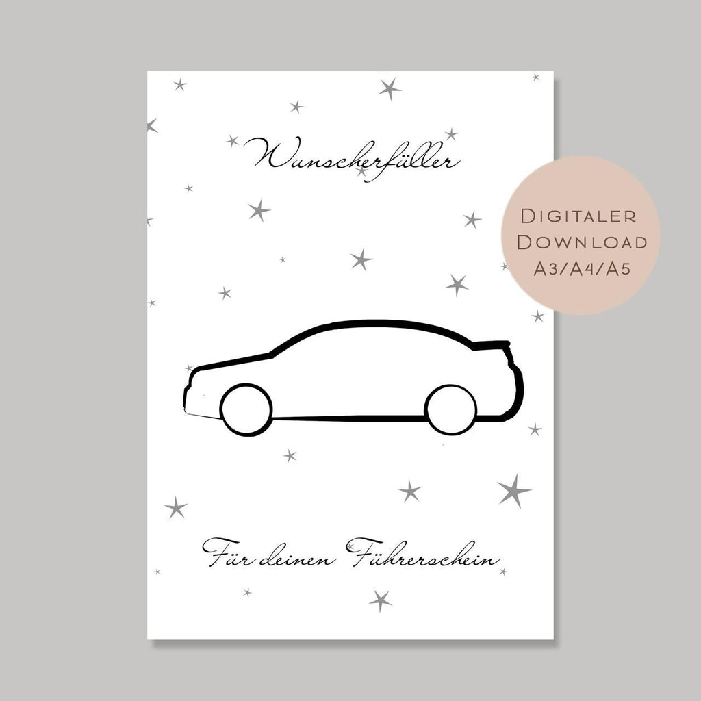 Geburtstag Geldgeschenk Führerschein l 18. Geburtstag 16. Geld schenken l Auto Geburtstagsgeschenk l Gutschein Geschenk Wunscherfüller PDF