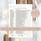 Wichtelbriefe Name personalisiert Kinder Wichtelgeschichte | Brief an den Weihnachtsmann | Wunschzettel Ausrucken | Weihnachtspost download