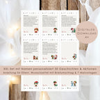 Wichtelbriefe Name personalisiert Kinder Wichtelgeschichte | Brief an den Weihnachtsmann | Wunschzettel Ausrucken | Weihnachtspost download