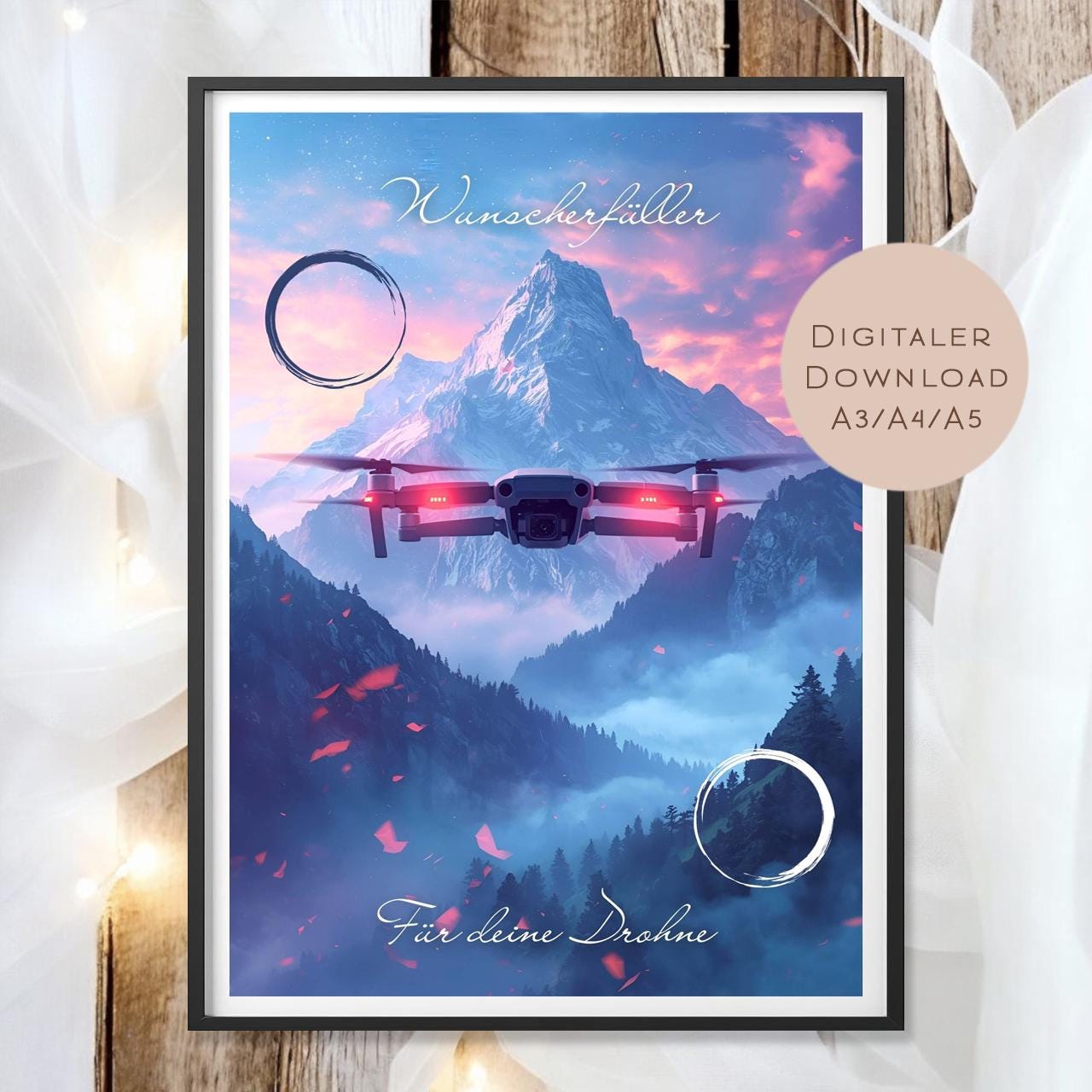 Geburtstag Geldgeschenk Drohne l Fliegen Geld schenken l Video filmen Geburtstagsgeschenk l Fotografieren Gutschein Geschenk Wunscherfüller