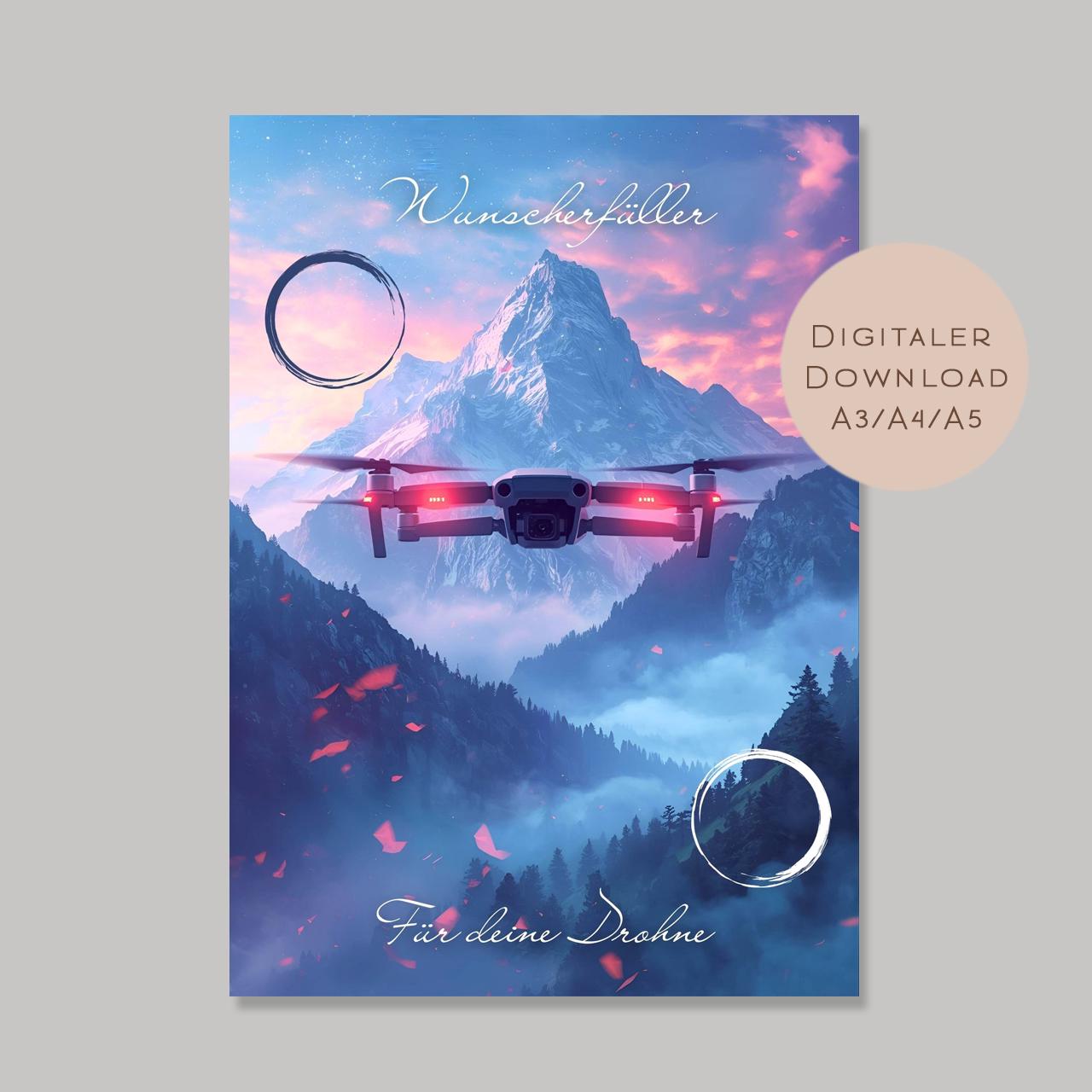 Geburtstag Geldgeschenk Drohne l Fliegen Geld schenken l Video filmen Geburtstagsgeschenk l Fotografieren Gutschein Geschenk Wunscherfüller