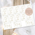Druckvorlage Hochzeit Wunderkerzen Knicklicht l Brautpaar Name personalisiert I Mitbringsel Geschenk Hochzeitsdatum I Vorlage Ausdrucken PDF