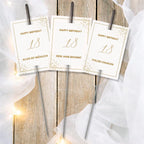 Druckvorlage 18 Geburtstag Geschenk Wunderkerzen & Knicklichter l Geburtstag Gastgeschenk l Mitbringsel Party I Vorlage Ausdrucken PDF