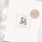 Druckvorlage Geldgeschenk E-Bike | Schokoladenbanderole zum Ausdrucken | Geld kreativ verschenken | Geschenkidee für Schokolade Ritter Sport