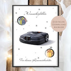 Geburtstag Geldgeschenk Rasenmähroboter l Rasenmäher Geld schenken l Roboter Geburtstagsgeschenk l Gutschein Geschenk Wunscherfüller PDF