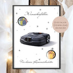Geburtstag Geldgeschenk Rasenmähroboter l Rasenmäher Geld schenken l Roboter Geburtstagsgeschenk l Gutschein Geschenk Wunscherfüller PDF