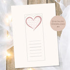 Druckvorlage Duplo Liebe Valentinstag Hochzeitstag | Liebeserklärung Geschenk | Kleine Geschenkidee Jahrestag zum Ausdrucken  PDF Download