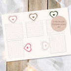 Druckvorlage Duplo Liebe Valentinstag Hochzeitstag | Liebeserklärung Geschenk | Kleine Geschenkidee Jahrestag zum Ausdrucken  PDF Download