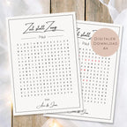 Druckvorlage Gutschein Zeit statt Zeug Name personalisiert | Wortsuchrätsel Geschenk | Geburtstag I Geschenkidee Ausdrucken PDF Download