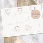 Druckvorlage Duplo Valentinstag Liebe Hochzeitstag | Liebeserklärung Geschenk | Kleine Geschenkidee Jahrestag zum Ausdrucken  PDF Download