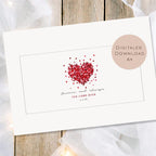 Druckvorlage Duplo Valentinstag Liebe Hochzeitstag | Liebeserklärung Geschenk | Kleine Geschenkidee Jahrestag zum Ausdrucken  PDF Download