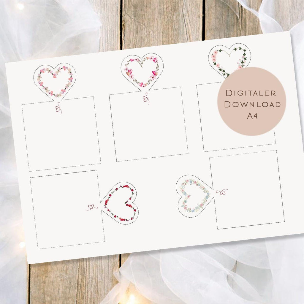 Druckvorlage Duplo Valentinstag Liebe Hochzeitstag | Liebeserklärung Geschenk | Kleine Geschenkidee Jahrestag zum Ausdrucken  PDF Download