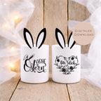 Druckvorlage Duplo Ostern | Osterhase Geschenk | Kleine Geschenkidee zum Osterfest zum Ausdrucken für den Osterkorb PDF Download