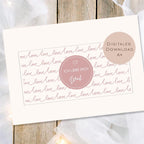 Druckvorlage Duplo Liebe Valentinstag Hochzeitstag | Liebeserklärung Geschenk | Kleine Geschenkidee Jahrestag zum Ausdrucken  PDF Download