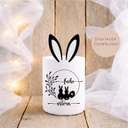 Druckvorlage Duplo Ostern | Osterhase Geschenk | Kleine Geschenkidee zum Osterfest zum Ausdrucken für den Osterkorb PDF Download