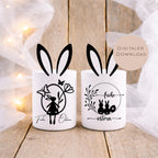 Druckvorlage Duplo Ostern | Osterhase Geschenk | Kleine Geschenkidee zum Osterfest zum Ausdrucken für den Osterkorb PDF Download