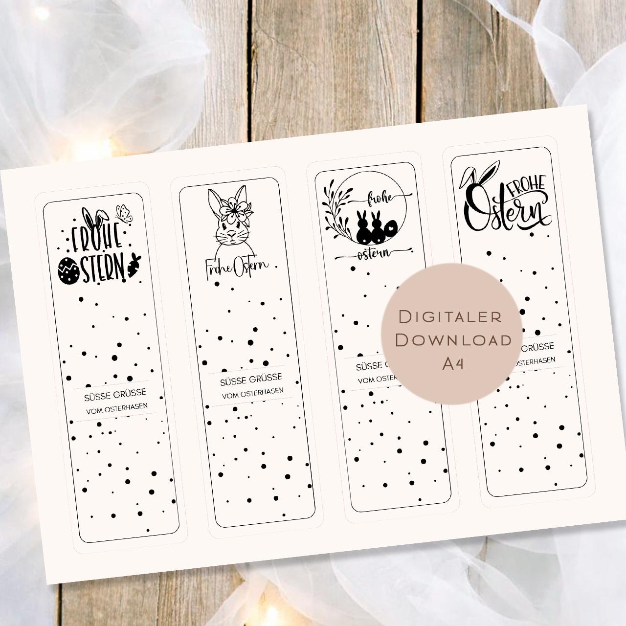 Druckvorlage Duplo Ostern | Osterhase Geschenk | Kleine Geschenkidee zum Osterfest zum Ausdrucken für den Osterkorb PDF Download