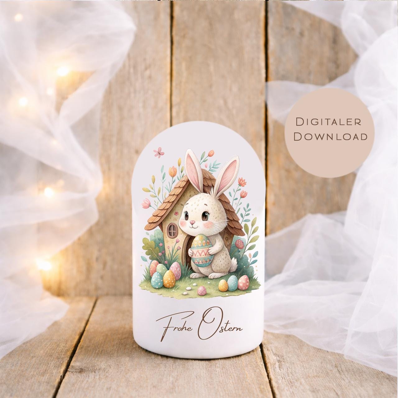 Druckvorlage Duplo Ostern | Osterhase Geschenk | Kleine Geschenkidee zum Osterfest zum Ausdrucken für den Osterkorb PDF Download