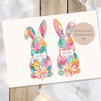 Druckvorlage Duplo Ostern | Osterhase Geschenk | Kleine Geschenkidee zum Osterfest zum Ausdrucken für den Osterkorb PDF Download