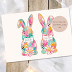 Druckvorlage Duplo Ostern | Osterhase Geschenk | Kleine Geschenkidee zum Osterfest zum Ausdrucken für den Osterkorb PDF Download