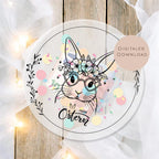 Druckvorlage Schüttelkarte Ostern | Osterhase Geschenk Geld Gutschein | Geldgeschenk Osterfest zum Ausdrucken für den Osterkorb PDF Download