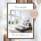 Geldgeschenk Schlafzimmer mit Boxspringbett l Umzug Geld schenken l Möbel Geburtstagsgeschenk l Hausbau Gutschein Geschenk Wunscherfüller