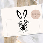 Druckvorlage Duplo Ostern | Osterhase Geschenk | Kleine Geschenkidee zum Osterfest zum Ausdrucken für den Osterkorb PDF Download