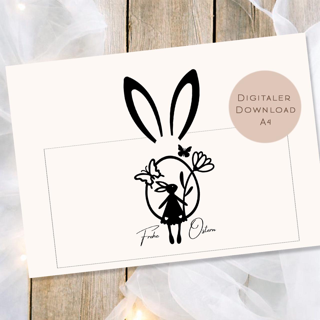 Druckvorlage Duplo Ostern | Osterhase Geschenk | Kleine Geschenkidee zum Osterfest zum Ausdrucken für den Osterkorb PDF Download