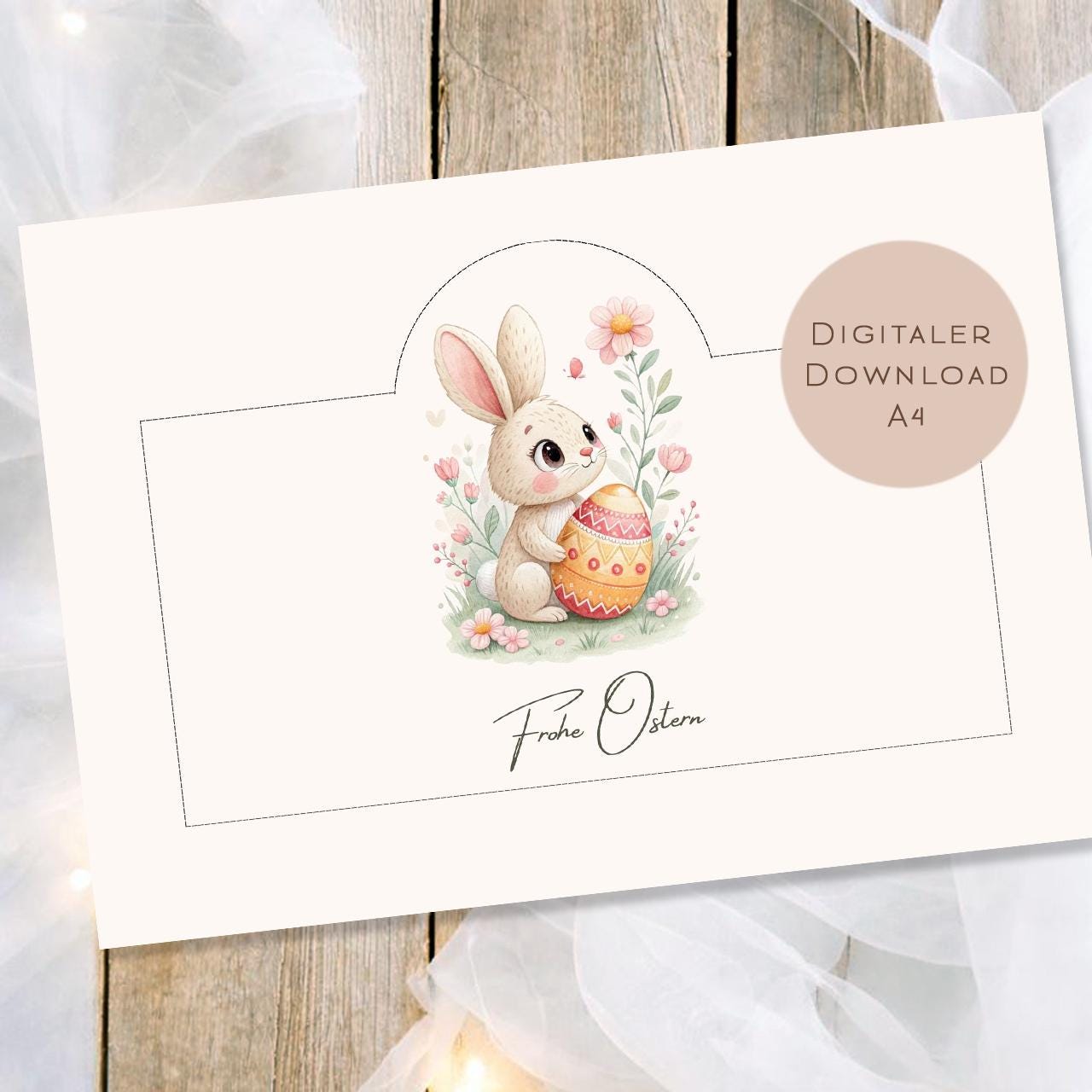 Druckvorlage Duplo Ostern | Osterhase Geschenk | Kleine Geschenkidee zum Osterfest zum Ausdrucken für den Osterkorb PDF Download