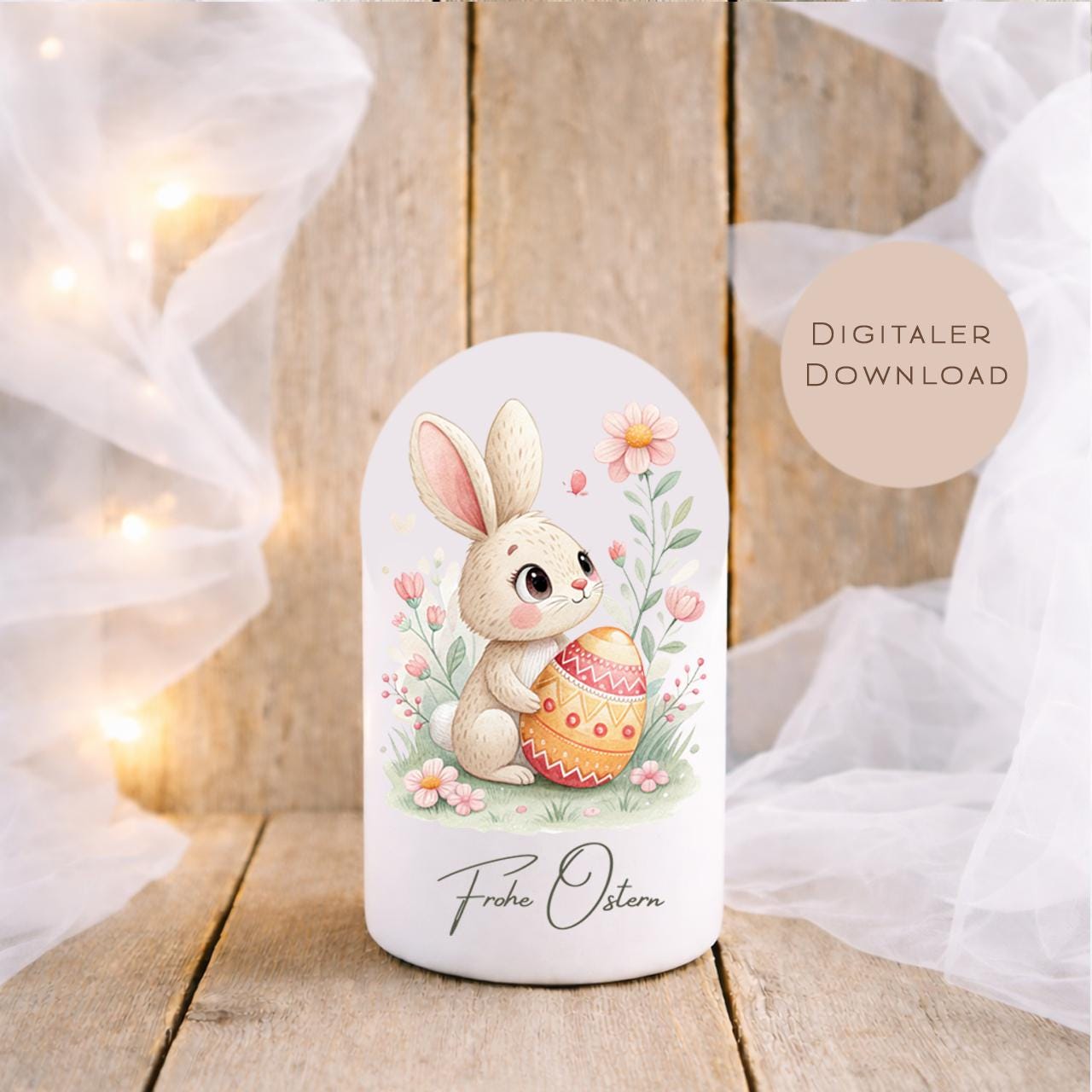 Druckvorlage Duplo Ostern | Osterhase Geschenk | Kleine Geschenkidee zum Osterfest zum Ausdrucken für den Osterkorb PDF Download