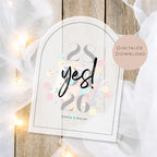Hochzeitsgeschenk Schüttelkarte Hochzeit | Geldgeschenk Brautpaar Gutschein | personalisiert mit Name Geld schenken Ausdrucken PDF Download