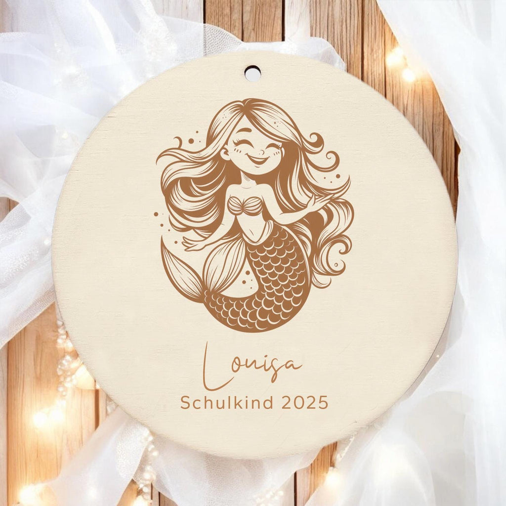 Anhänger Schulkind 2026 l Holz Schultütenanhänger Name personalisiert l Einschulung Geschenke Schultüte Zuckertüte l Schulanfang Einschulung