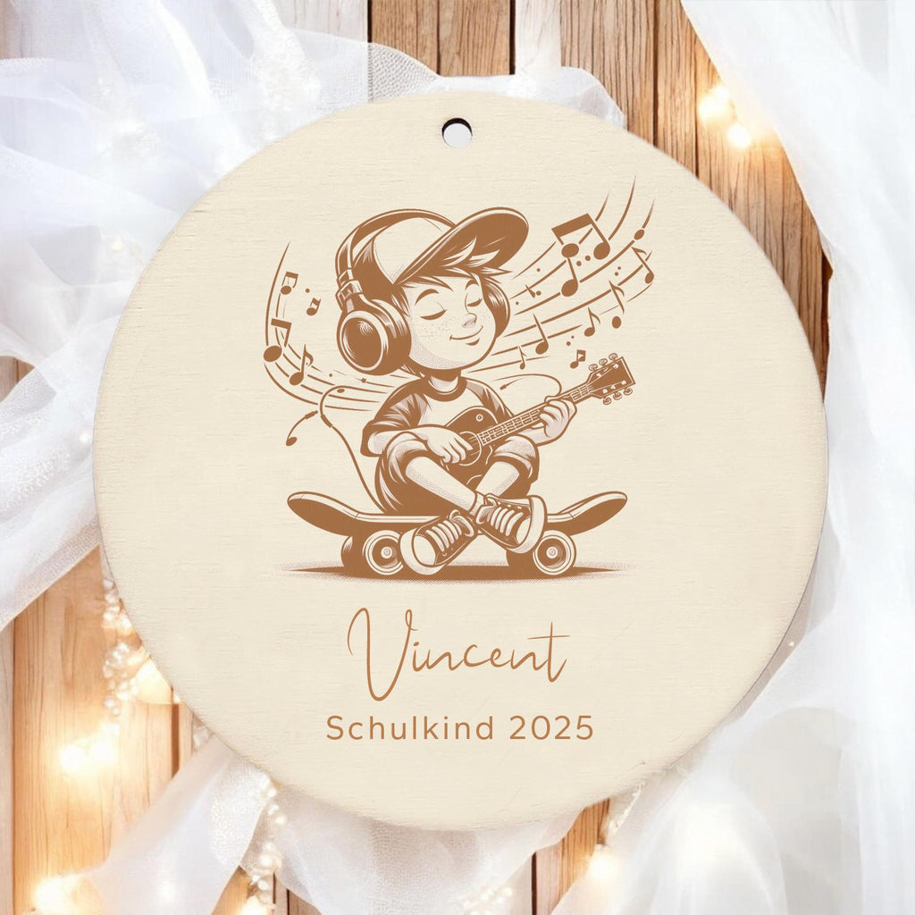 Anhänger Schulkind 2026 l Holz Schultütenanhänger Name personalisiert l Einschulung Geschenke Schultüte Zuckertüte l Schulanfang Einschulung