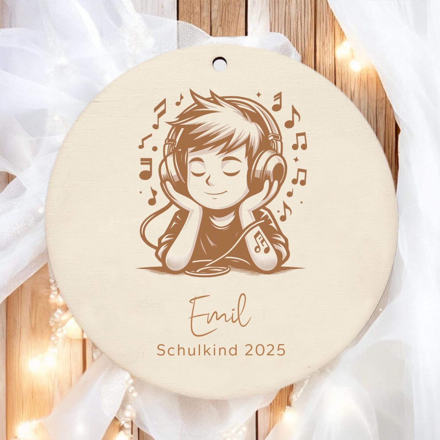 Anhänger Schulkind 2026 l Holz Schultütenanhänger Name personalisiert l Einschulung Geschenke Schultüte Zuckertüte l Schulanfang Einschulung