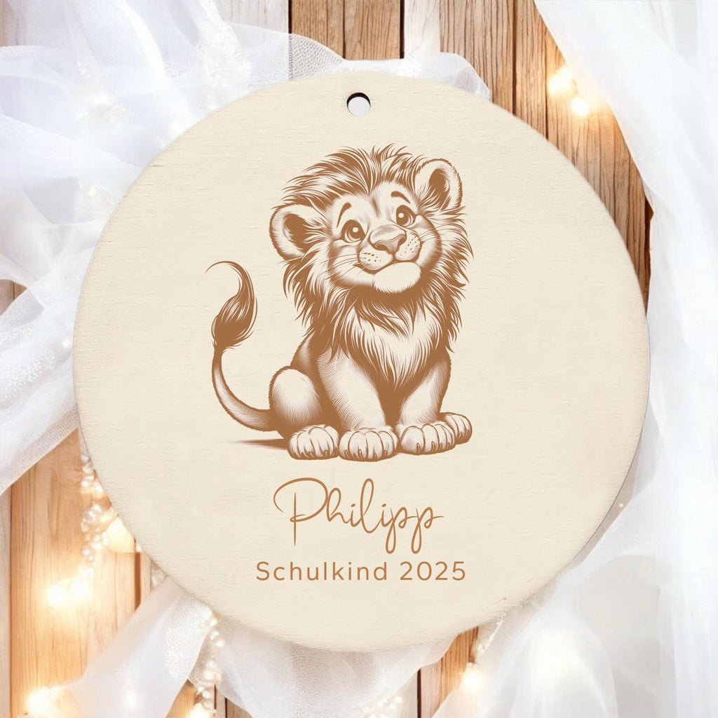 Anhänger Schulkind 2026 l Holz Schultütenanhänger Name personalisiert l Einschulung Geschenke Schultüte Zuckertüte l Schulanfang Einschulung